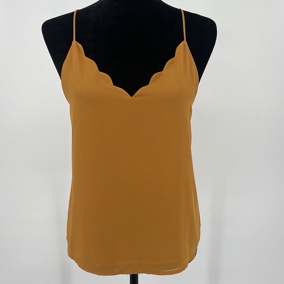 Naked Zebra Mustard Yellow Camisole Women's size S - Picture 1 of 9